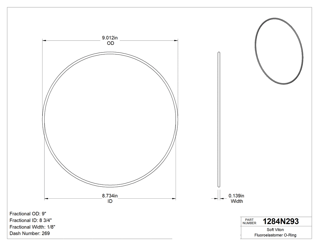 Technical drawing - 1284N293